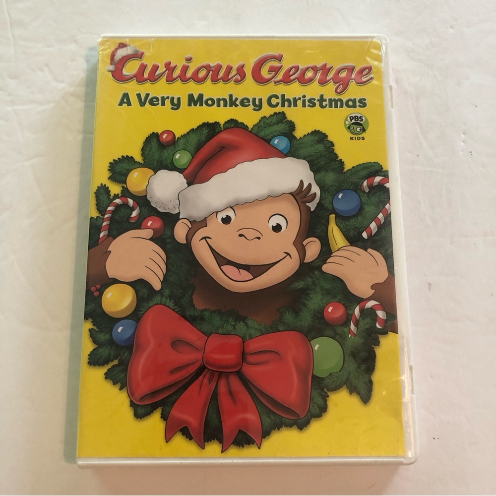 Curious George A Very Merry Christmas Animated 2009 DVD Pre-owned
